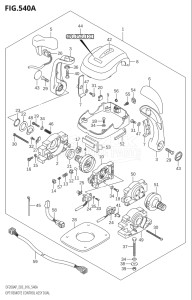 20003P-610001 (2016) 200hp E03-USA (DF200AP) DF200AP drawing OPT:REMOTE CONTROL ASSY DUAL