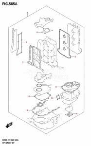 DF40AQH From 04003F-440001 (E01 - E11 - E34)  2024 drawing OPT:GASKET SET (DF40A,DF40AQH,DF40ATH,DF40AST,DF50A,DF50ATH,DF60A,DF60AQH,DF60ATH)