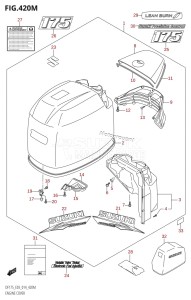 DF175T From 17502F-410001 (E03)  2014 drawing ENGINE COVER (DF175TG:E03)