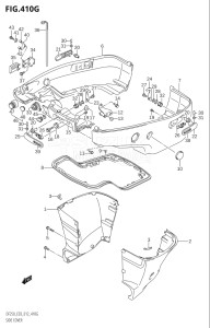 22503Z-210001 (2012) 225hp E03-USA (DF225Z) DF225Z drawing SIDE COVER (DF200T:E03:L-TRANSOM)