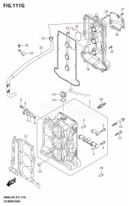 DF50A From 05003F-510001 (E01)  2015 drawing CYLINDER HEAD (DF60A:E01)