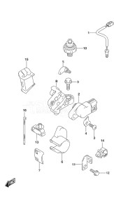 Outboard DF 50A drawing Sensor High Thrust