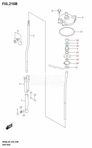 DF50A From 05004F-910001 (E01)  2019 drawing SHIFT ROD (DF60AVT,DF60AVTH)