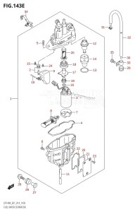 DF140A From 14003F-410001 (E01 E40)  2014 drawing FUEL VAPOR SEPARATOR (DF115AZ:E01)