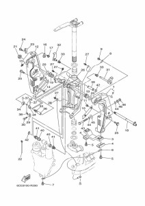 LF300UCA-2017 drawing FRONT-FAIRING-BRACKET