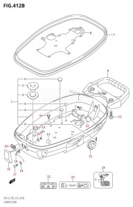 DF6 From 00602F-310001 (P03)  2013 drawing LOWER COVER (DF6:P03)