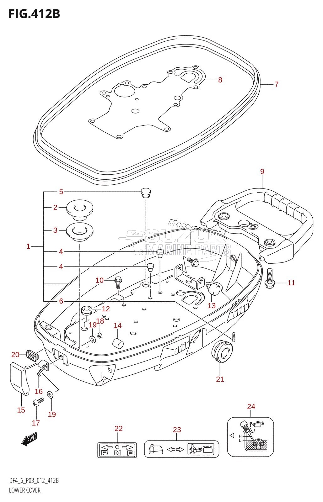 LOWER COVER (DF6:P03)