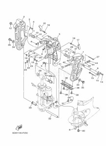 FL115BETX drawing FRONT-FAIRING-BRACKET