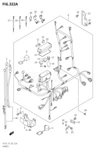 17501F-880001 (2008) 175hp E03-USA (DF175TK8) DF175T drawing HARNESS