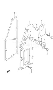 DF 175 drawing Exhaust Cover