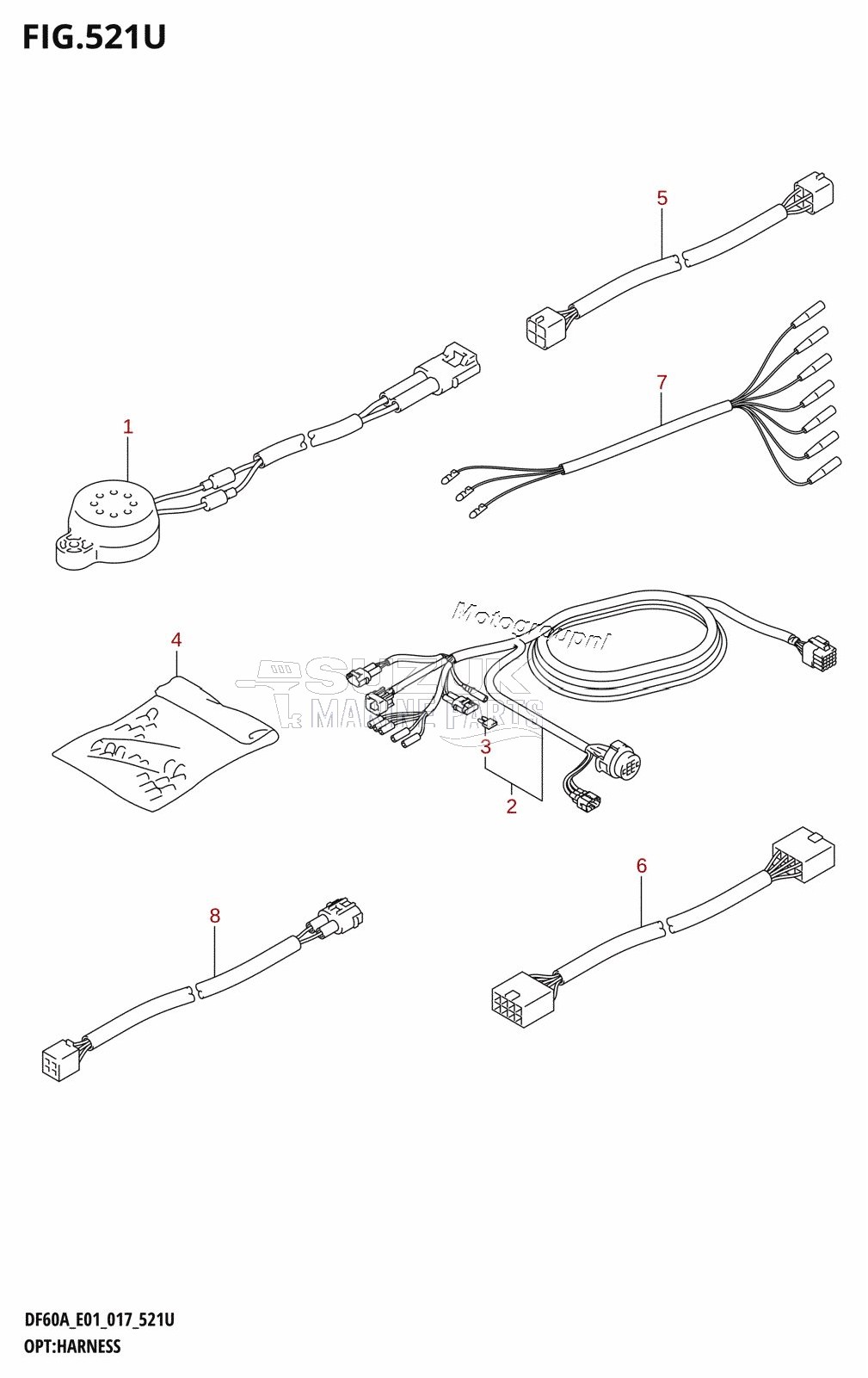 OPT:HARNESS (DF60AVTH:E40)