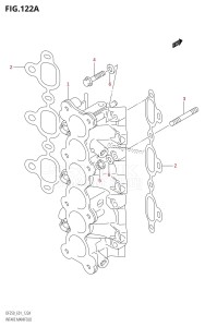 DF200 From 20002F-110001 (E01 E40)  2011 drawing INTAKE MANIFOLD