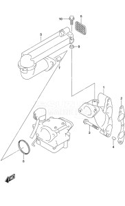 Outboard DF 9.9A drawing Inlet Manifold