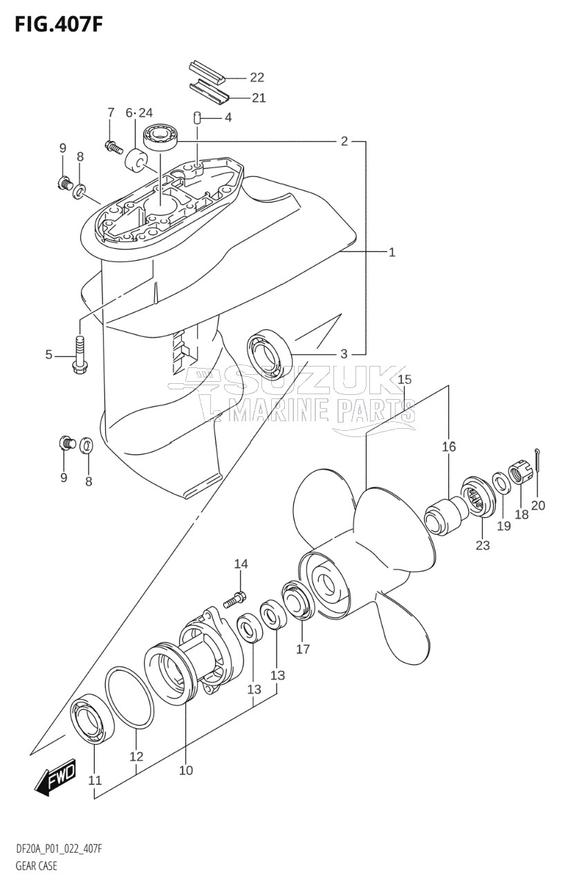 GEAR CASE (DF20A:P40)