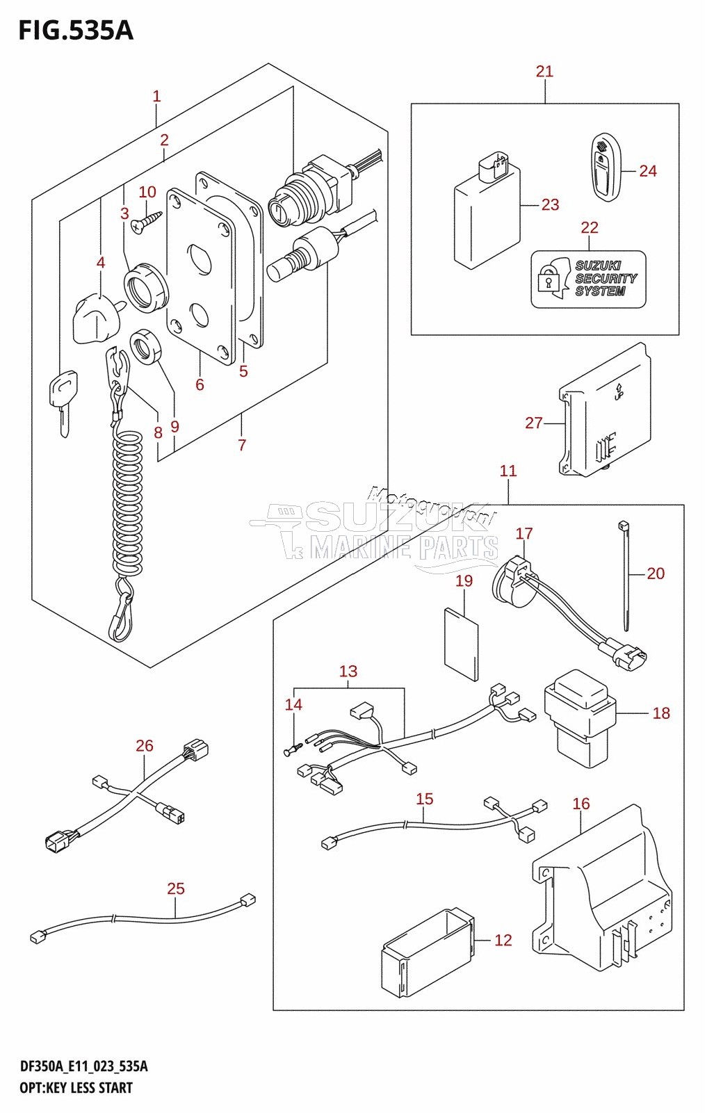 OPT:KEY LESS START ((DF350A,DF325A):(020,021))