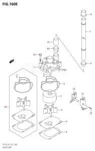 DF200 From 20002F-310001 (E01 E40)  2013 drawing WATER PUMP (DF225T:E01)