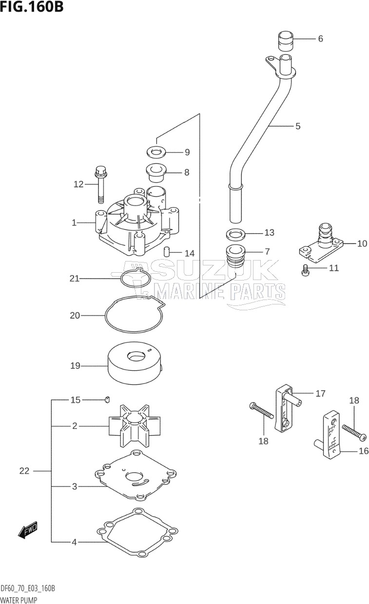 WATER PUMP (K8,K9)