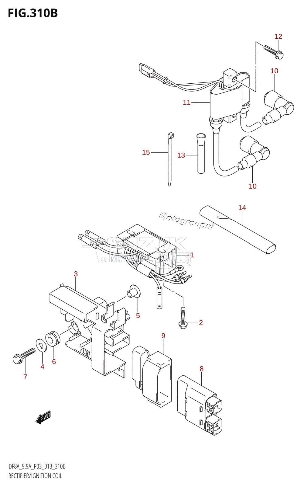 RECTIFIER /​ IGNITION COIL (DF8AR:P03)