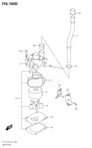 DF150Z From 15002Z-510001 (E03)  2015 drawing WATER PUMP (DF150ZG:E03)