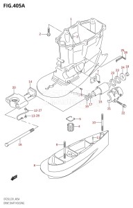 DF250Z From 25003Z-010001 (E01 E40)  2010 drawing DRIVE SHAFT HOUSING (X-TRANSOM,XX-TRANSOM)