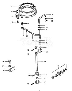 DT9.9 From 992100001 ()  1988 drawing THROTTLE CONTROL