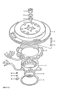 DT85 From 8501-512598 ()  1985 drawing MAGNETO