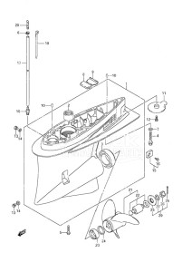 DF 250 drawing Gear Case (DF 250S)