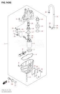 09003F-510001 (2005) 90hp E01 E40-Gen. Export 1 - Costa Rica (DF90A  DF90ATH) DF90A drawing FUEL VAPOR SEPARATOR (DF90A:E01)