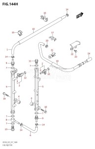 DF250 From 25003F-710001 (E01 E40)  2017 drawing FUEL INJECTOR (DF225Z:E40)