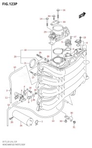 DF175TG From 17502F-610001 (E01 E40)  2016 drawing INTAKE MANIFOLD /​ THROTTLE BODY (DF175Z:E40)