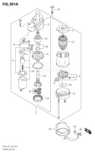 05003F-810001 (2018) 50hp E03-USA (DF50A) DF50A drawing STARTING MOTOR