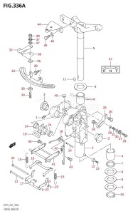 DF20 From 02001F-780001 (E01)  2007 drawing SWIVEL BRACKET