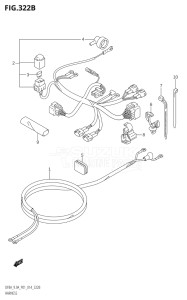 00994F-910001 (2019) 9.9hp P01-Gen. Export 1 (DF9.9A  DF9.9AR) DF9.9A drawing HARNESS (DF8AR:P01)