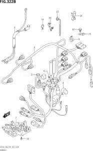 02504F-340001 (2023) 25hp P01-Gen. Export 1 (DF25A    DF25AT    DF25ATH    DT25K) DF25A drawing HARNESS (DF25AR,DF30AR)