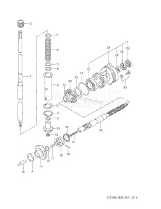 DT25C From 02507-031001 ()  1991 drawing TRANSMISSION