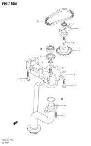 DF300 From 30001F-980001 (E01 E40)  2009 drawing OIL PUMP.