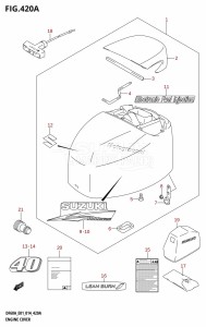 DF50A From 05004F-410001 (E01)  2014 drawing ENGINE COVER (DF40A:E01)