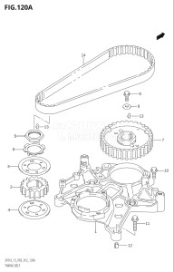 11503F-210001 (2012) 15hp P03-U.S.A (DF15) DF15 drawing TIMING BELT