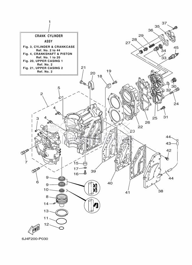 CYLINDER--CRANKCASE