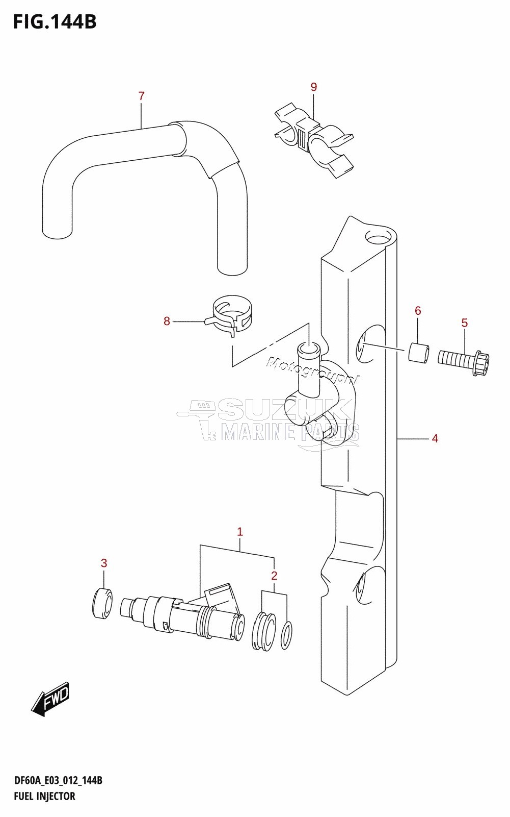 FUEL INJECTOR (DF50A:E03)