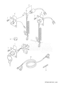 DT30C From 03003-751001 ()  1997 drawing OPT:PANEL SWITCH