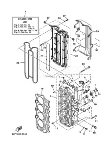 FL150AETX drawing CYLINDER--CRANKCASE-2