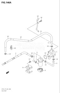 17501F-780001 (2007) 175hp E03-USA (DF175TK7) DF175T drawing FUEL PUMP (K6,K7,K8)