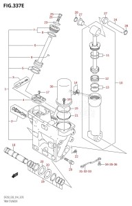 DF225Z From 22503Z-410001 (E03)  2014 drawing TRIM CYLINDER (DF250T:E03)