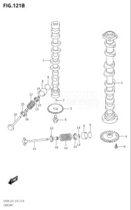 08002F-910001 (2019) 80hp E01 E40-Gen. Export 1 - Costa Rica (DF80A) DF80A drawing CAMSHAFT (DF80A)