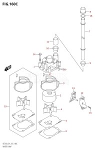 DF250Z From 25003Z-710001 (E40)  2017 drawing WATER PUMP (DF200Z:E01)