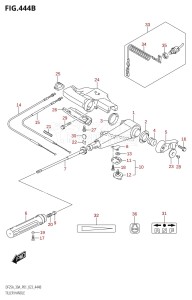 DF30A From 03003F-140001 (P01)  2021 drawing TILLER HANDLE (DF25ATH,DF30A,DF30ATH)