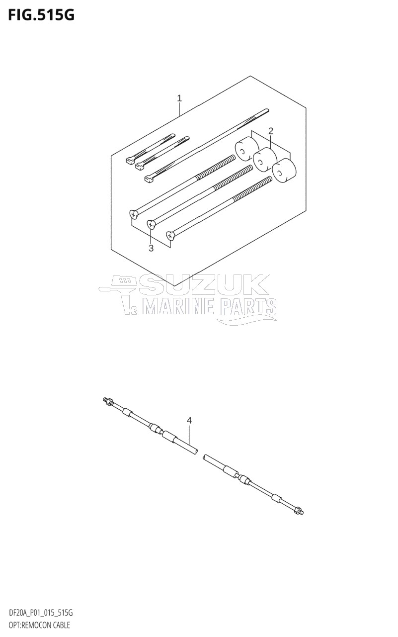 OPT:REMOCON CABLE (DF20A:P40)