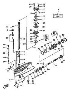 25J drawing LOWER-CASING-x-DRIVE-1