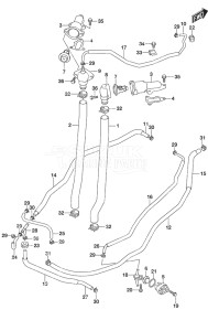 Outboard DF 350A drawing Thermostat